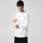 Casual Plain Sweater for Men Image