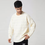 Casual Jacquard Sweater for Men Image
