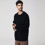 Casual Jacquard Sweater for Men Image
