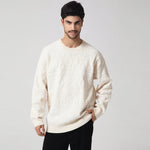 Casual Jacquard Sweater for Men Image
