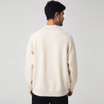 Casual Plain Sweater for Men Image