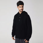 Casual Jacquard Sweater for Men Image