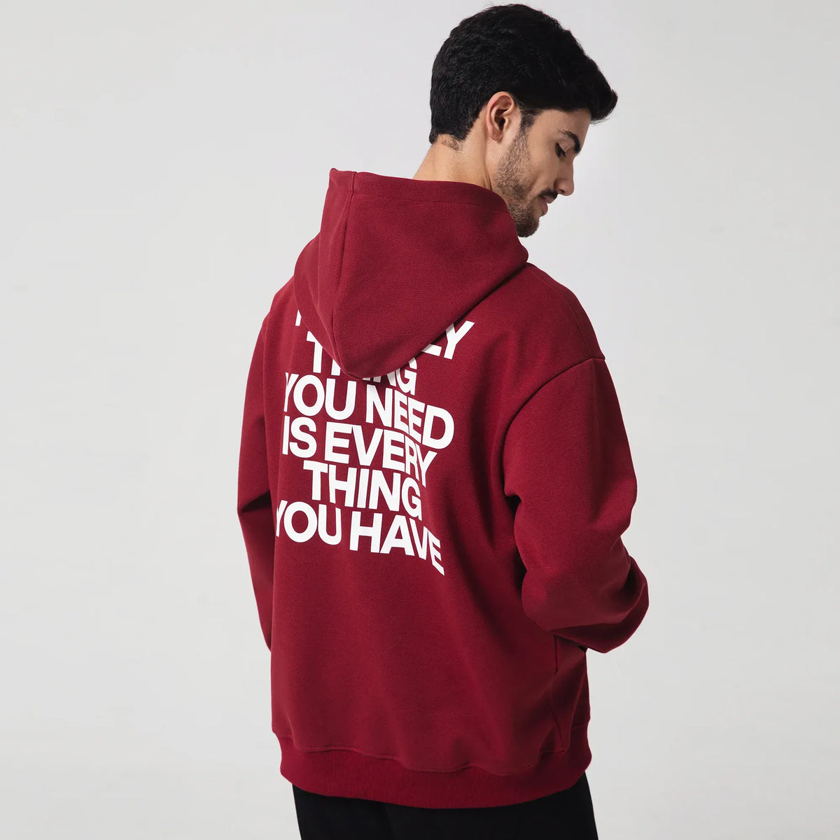 Casual Printed Hoodie for Men Image