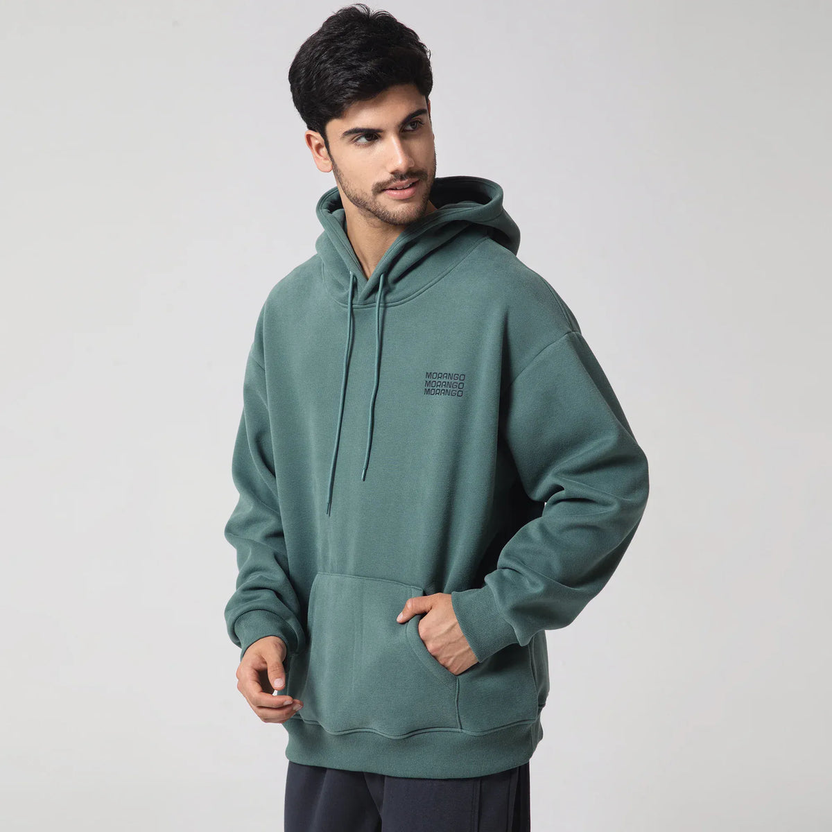 Casual Printed Hoodie for Men Image