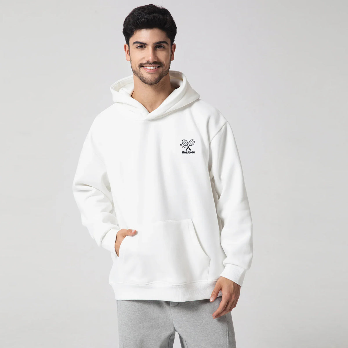 Casual Printed Hoodie for Men Image