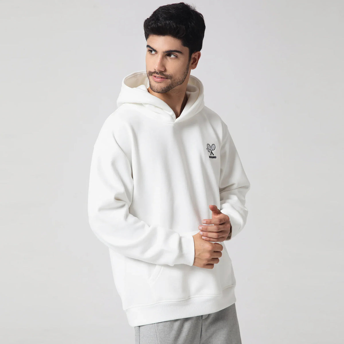 Casual Printed Hoodie for Men Image