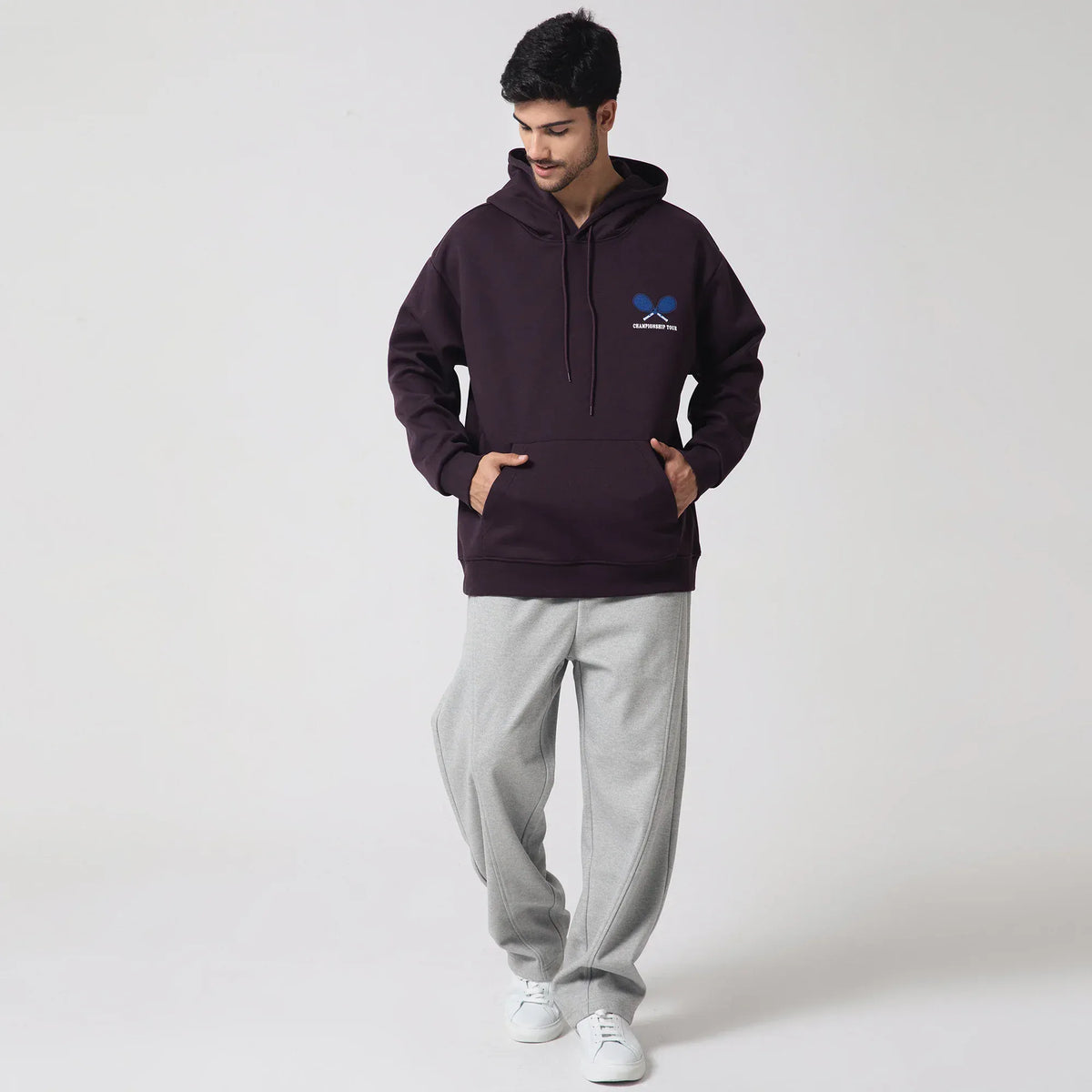 Casual Printed Hoodie for Men Image