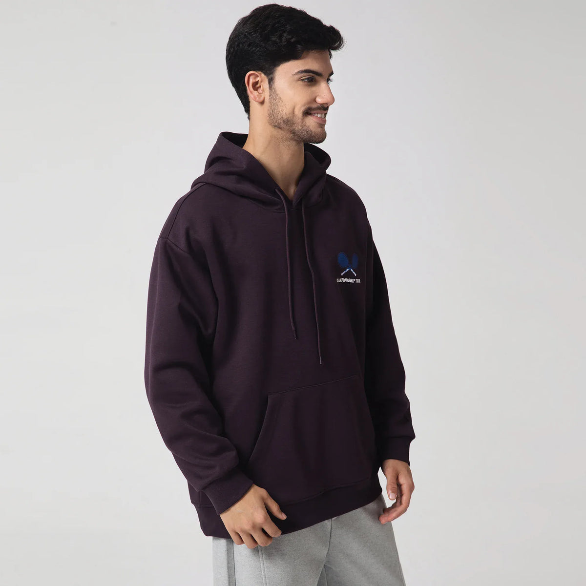 Casual Printed Hoodie for Men Image