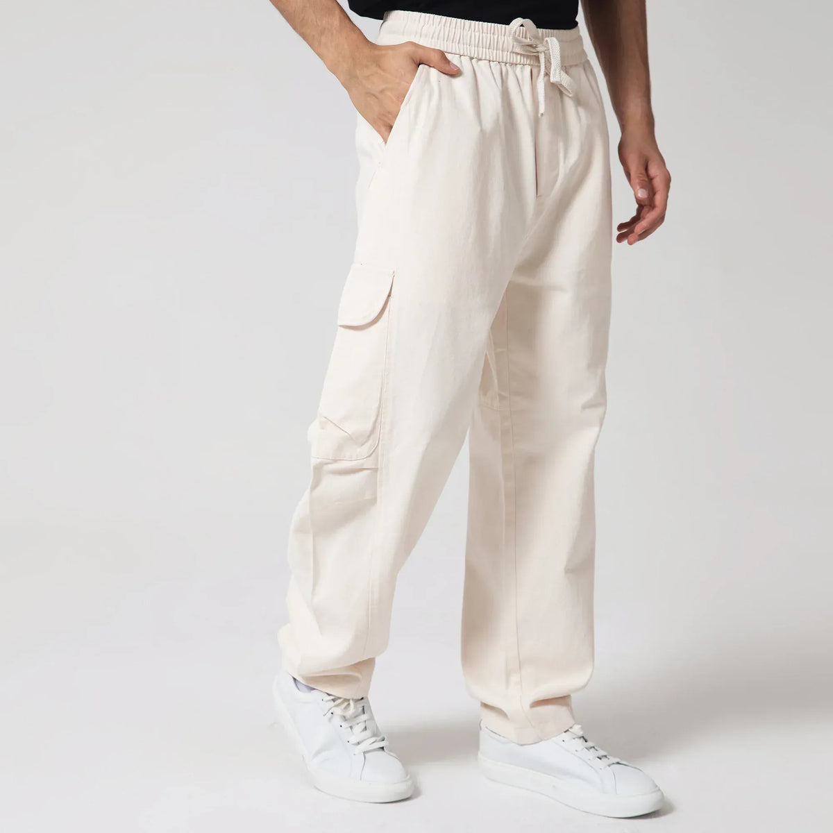 Casual Plain Pants for Men Image