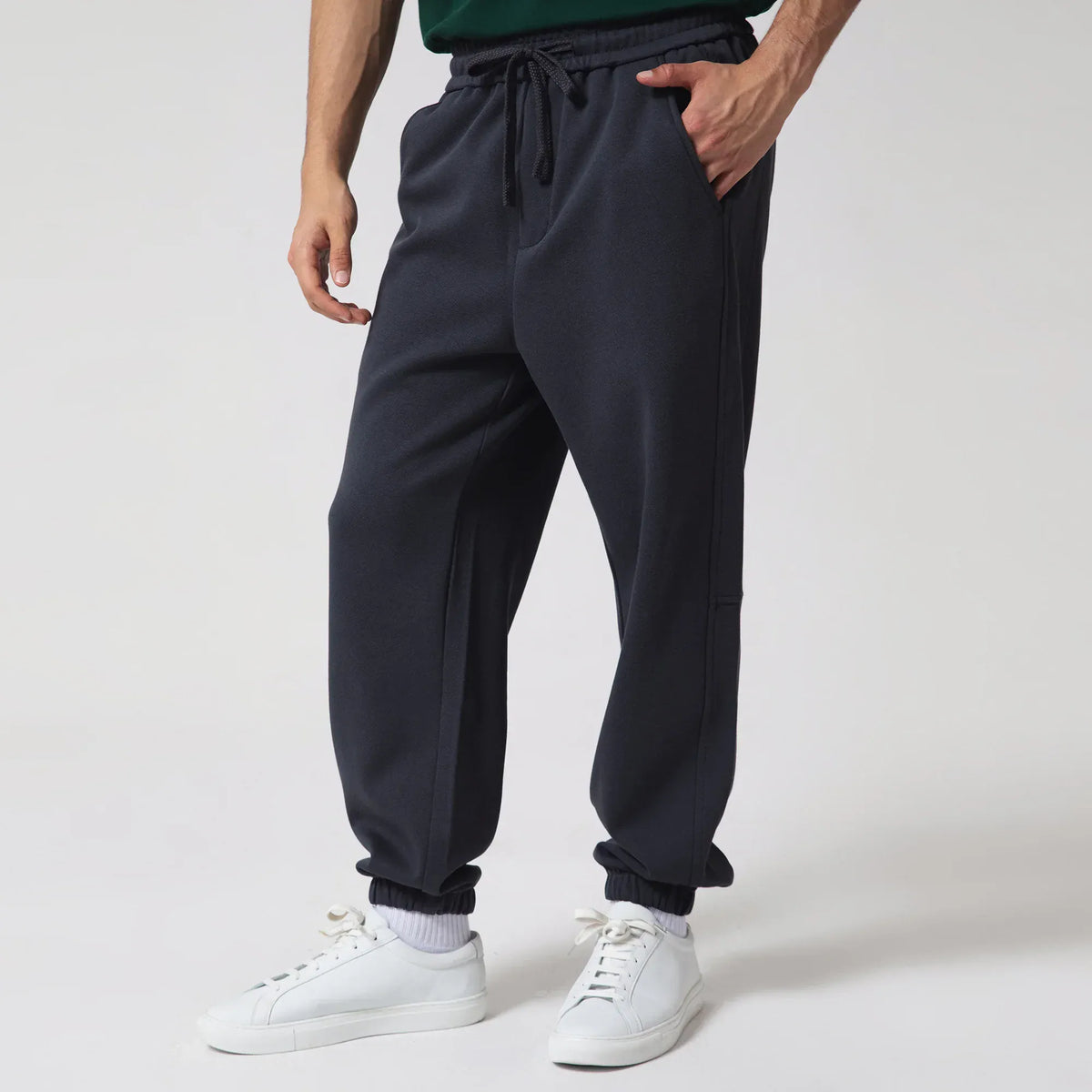 Casual Plain Pants for Men Image