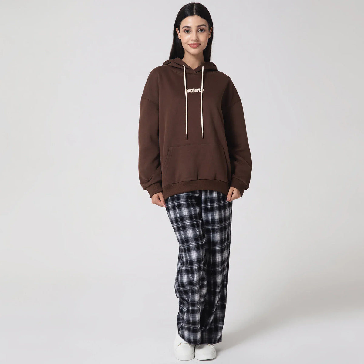 Casual Embroidery Hoodie for Women Image