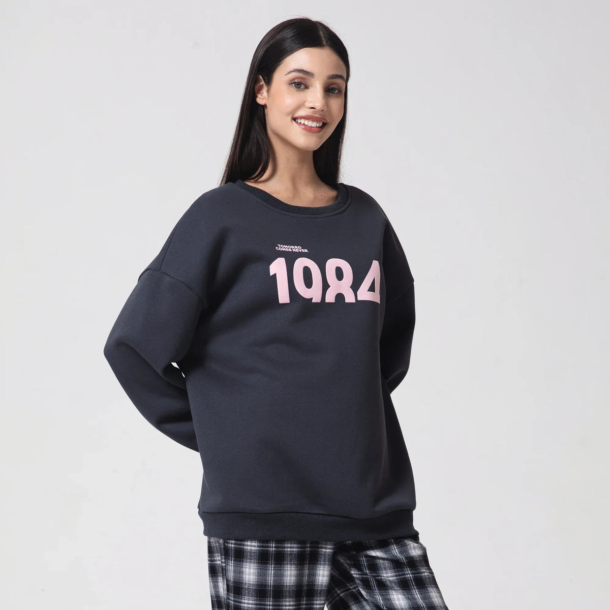 Casual Printed Sweatshirt for Women Image