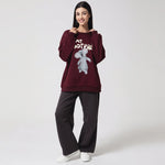 Casual Printed Sweatshirt for Women Image