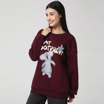 Casual Printed Sweatshirt for Women Image