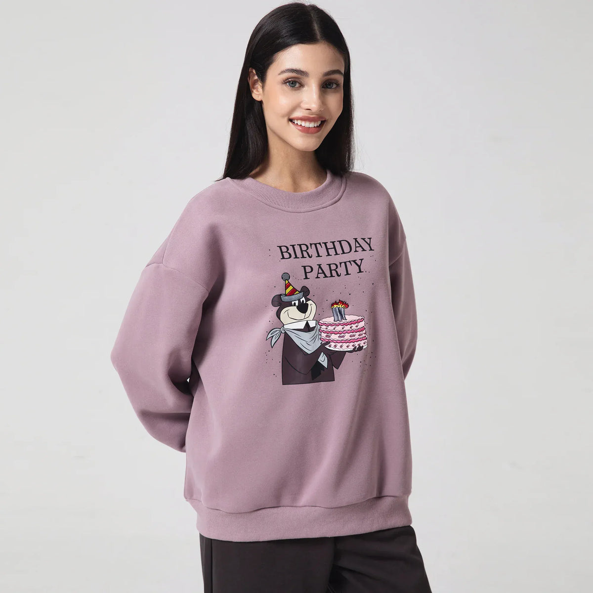 Casual Printed Sweatshirt for Women Image