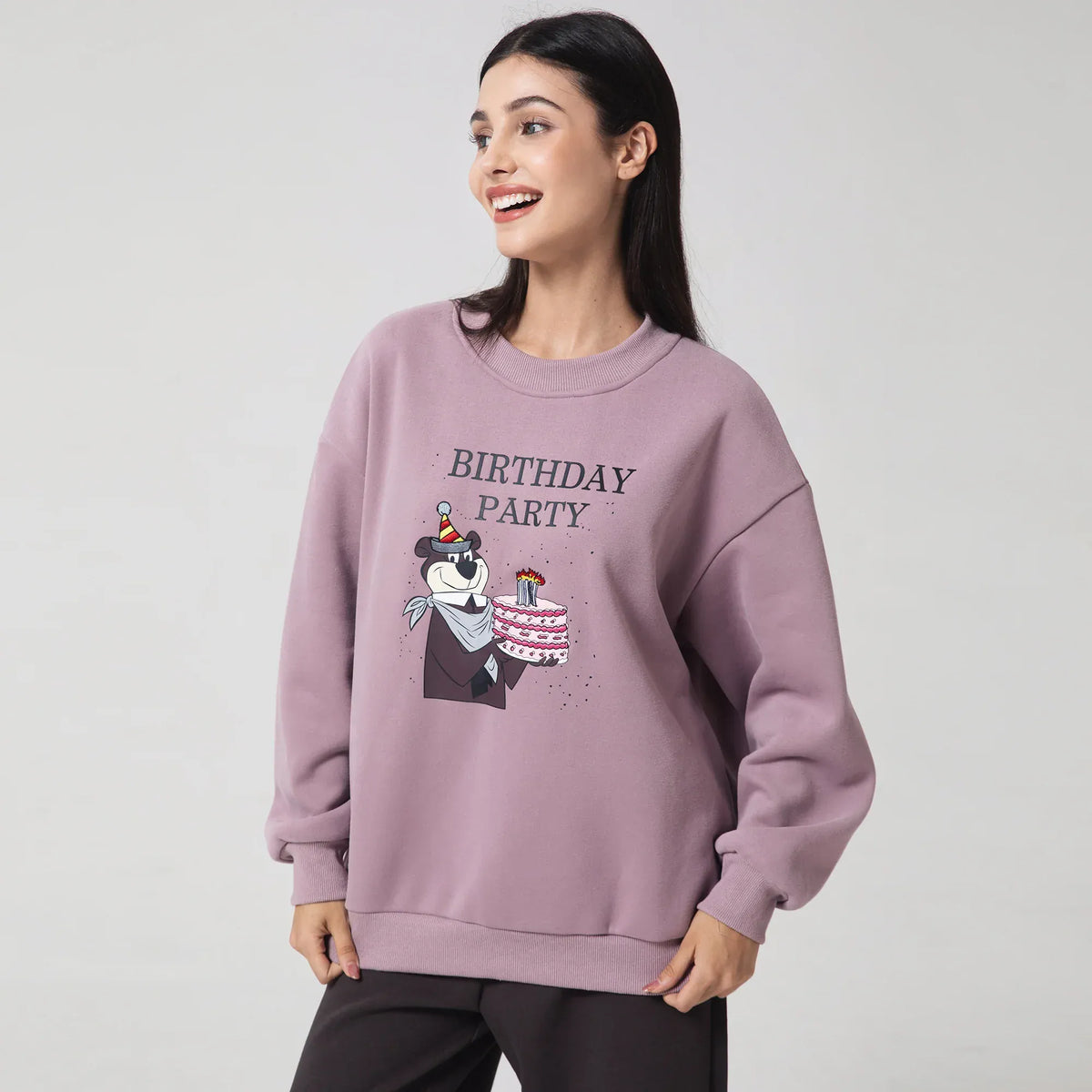 Casual Printed Sweatshirt for Women Image