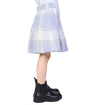Checked Formal Skirt for Girls Image