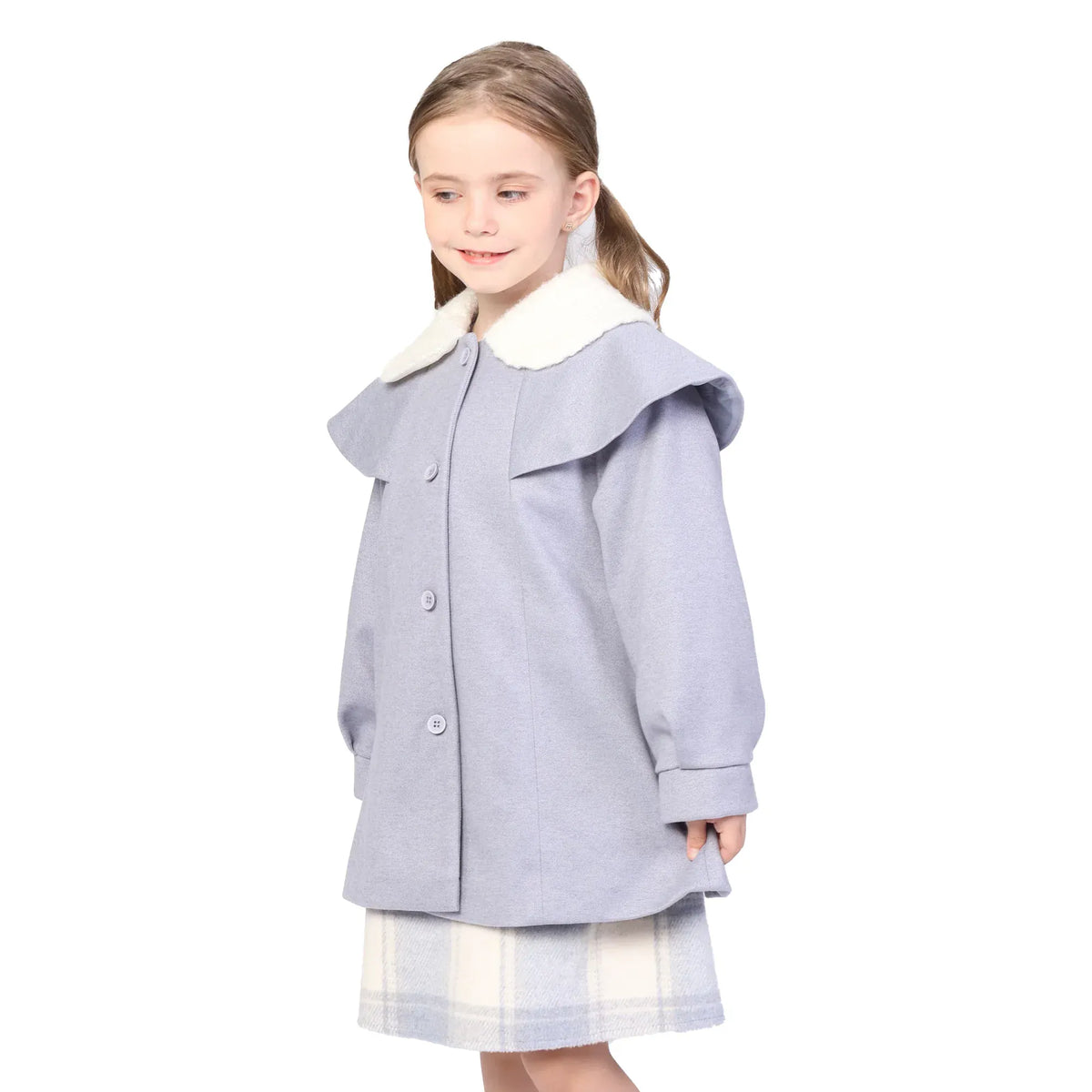 Solid Formal Jacket for Girls Image