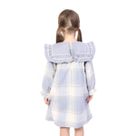 Checked Formal Dress for Girls Image