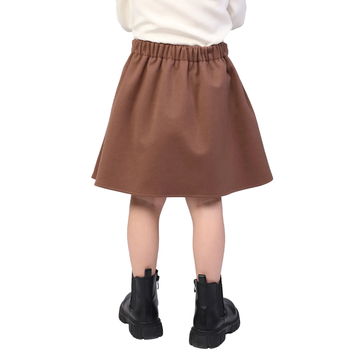Plain Formal Skirt for Girls Image