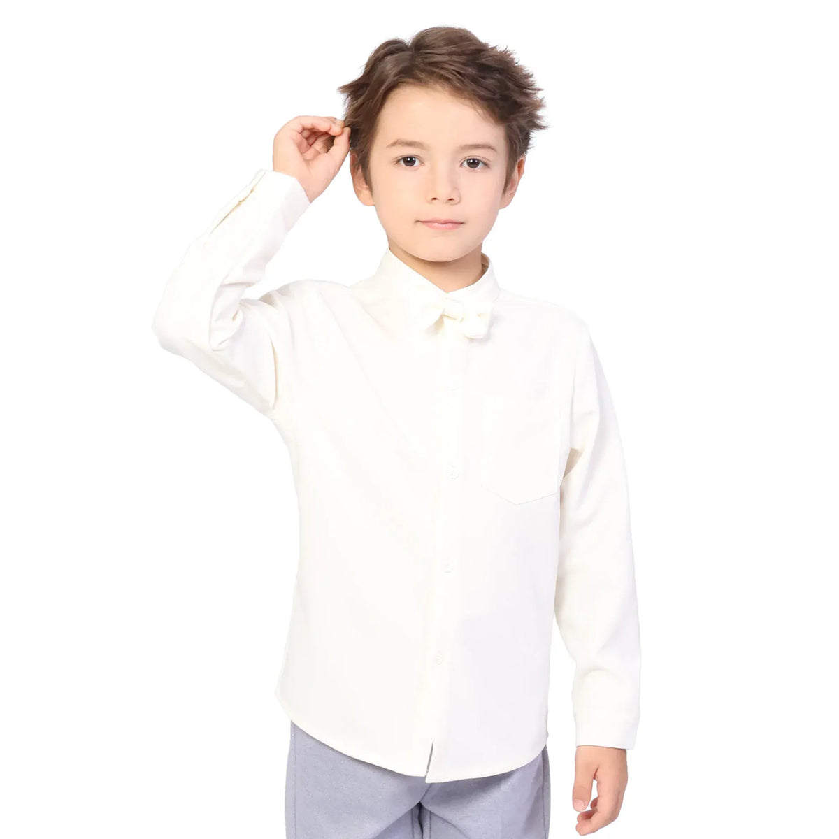 Plain Formal Shirt for Boys Image