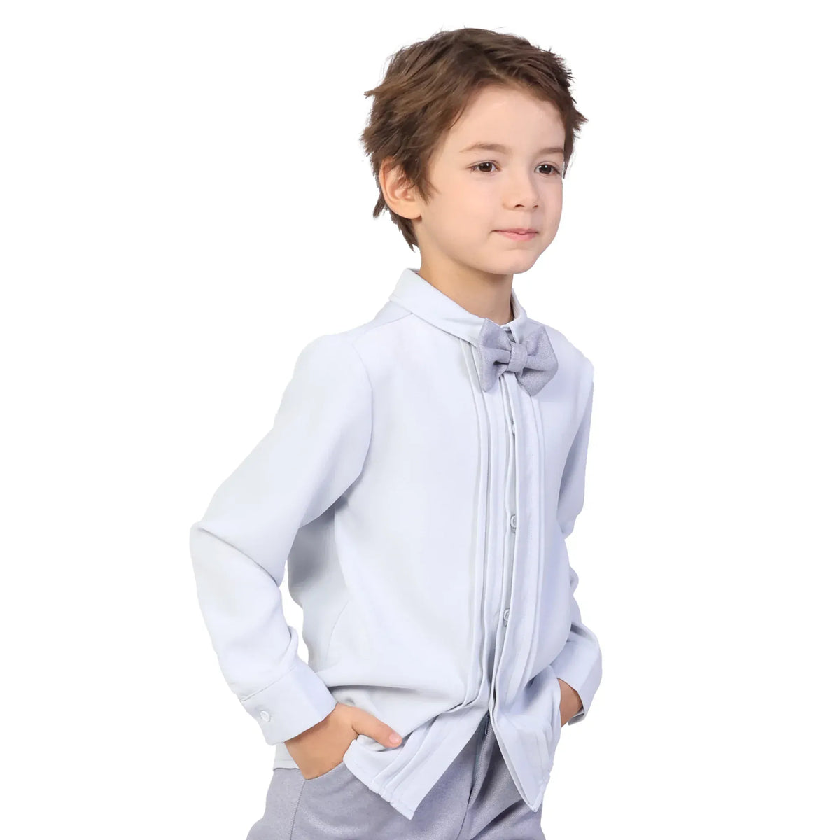 Plain Formal Shirt for Boys Image
