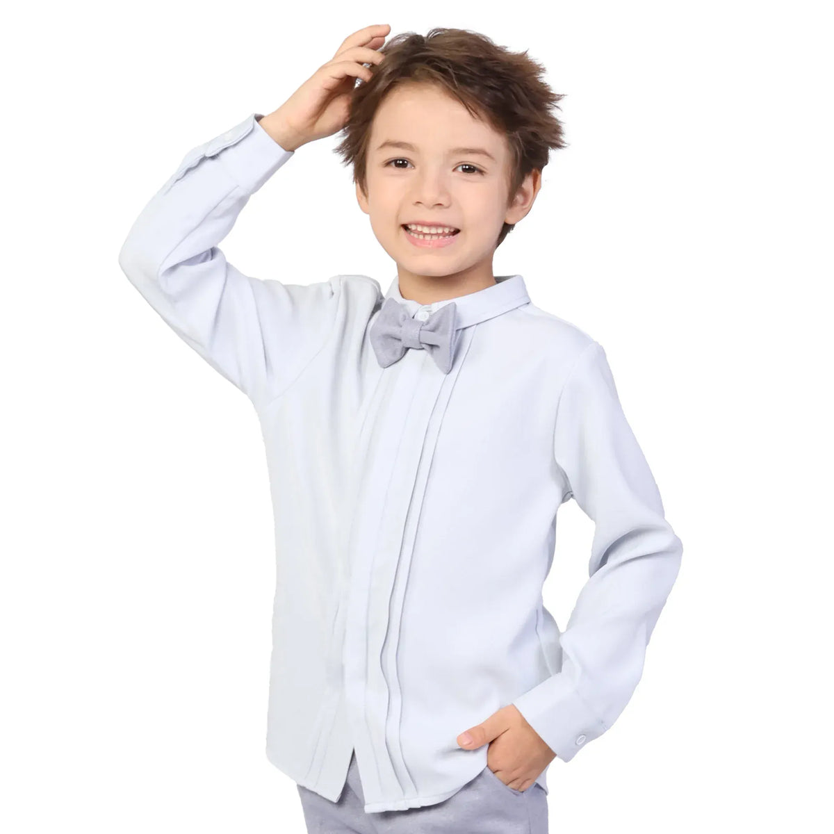Plain Formal Shirt for Boys Image