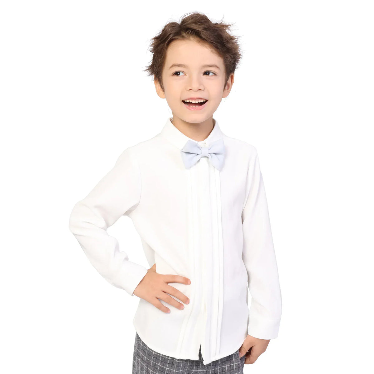 Plain Formal Shirt for Boys Image