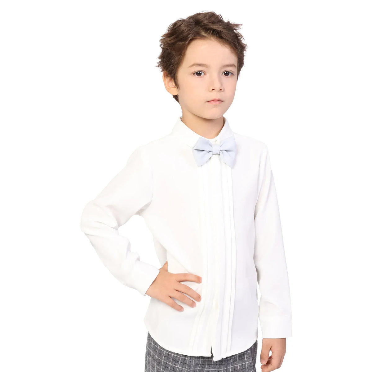 Plain Formal Shirt for Boys Image