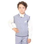 Embroidery Formal Waistcoat for Boys Image