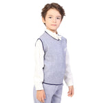 Embroidery Formal Waistcoat for Boys Image