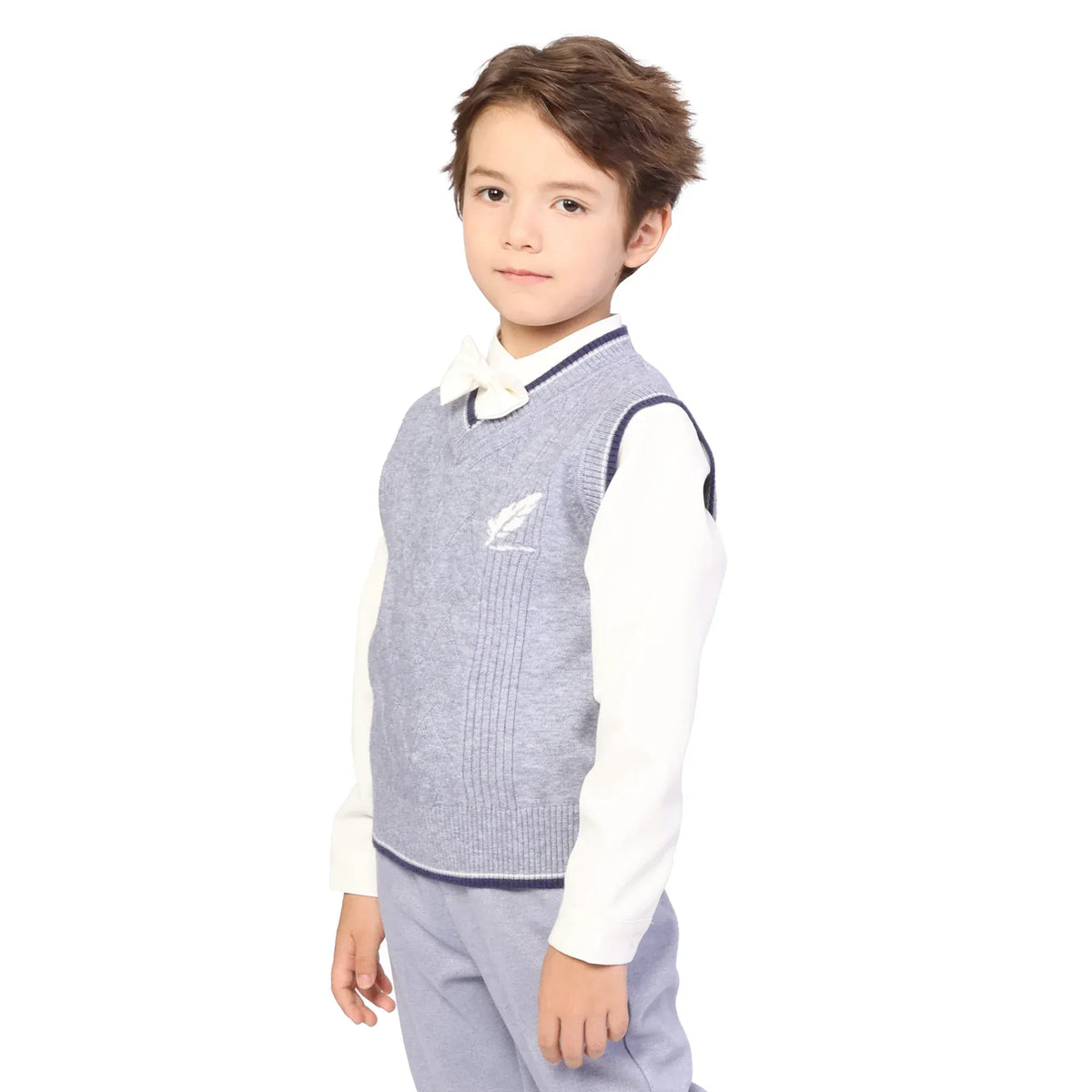 Embroidery Formal Waistcoat for Boys Image
