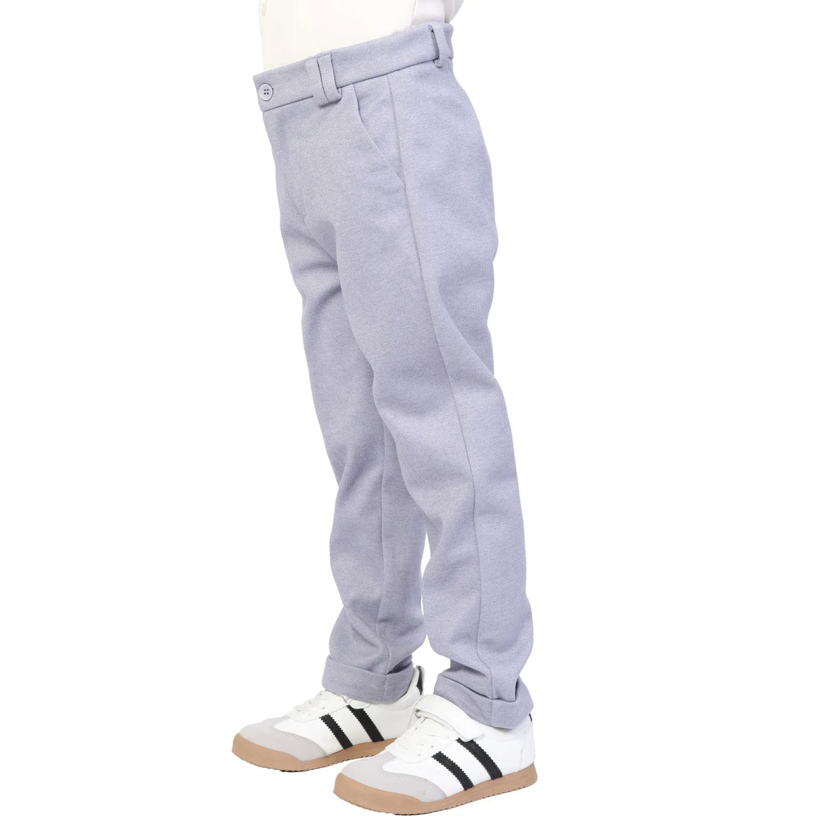 Solid Formal Pants for Boys Image