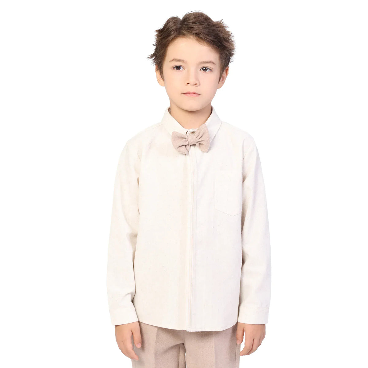 Plain Formal Shirt for Boys Image