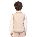 Jacquard Formal Waistcoat for Boys Image