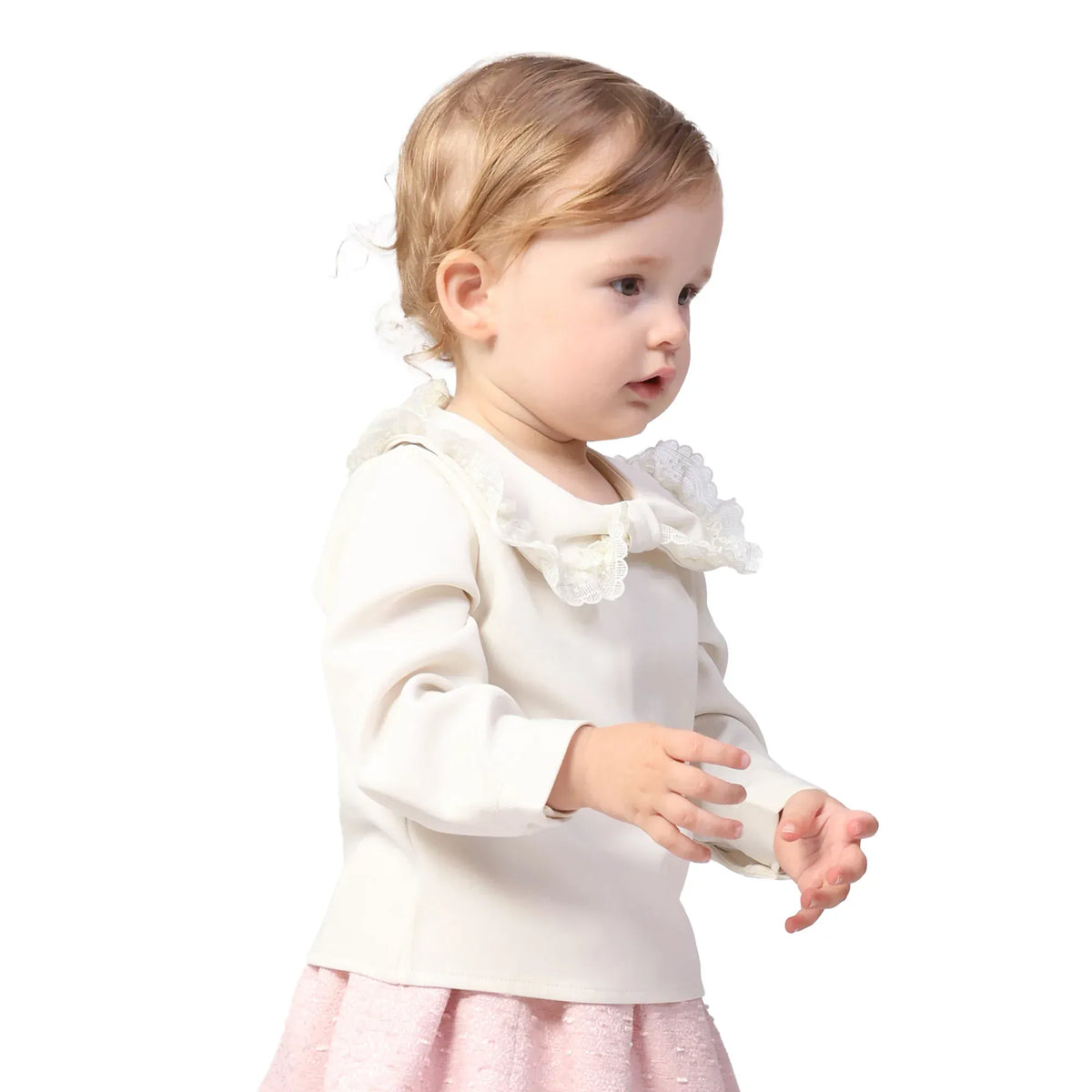 Laced Formal Blouse for Baby girl Image