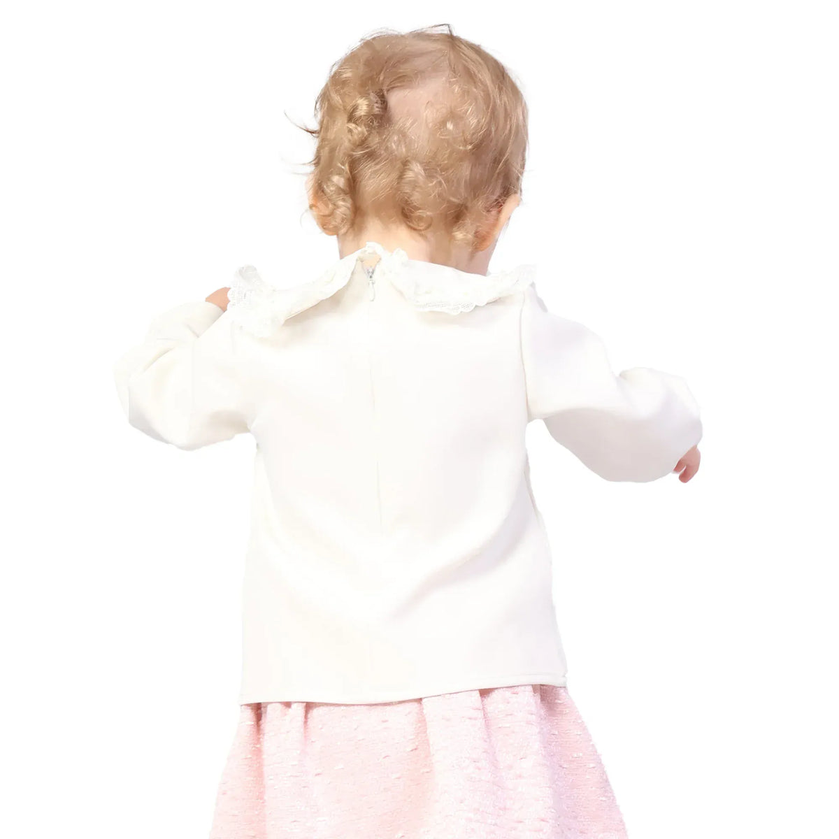 Laced Formal Blouse for Baby girl Image