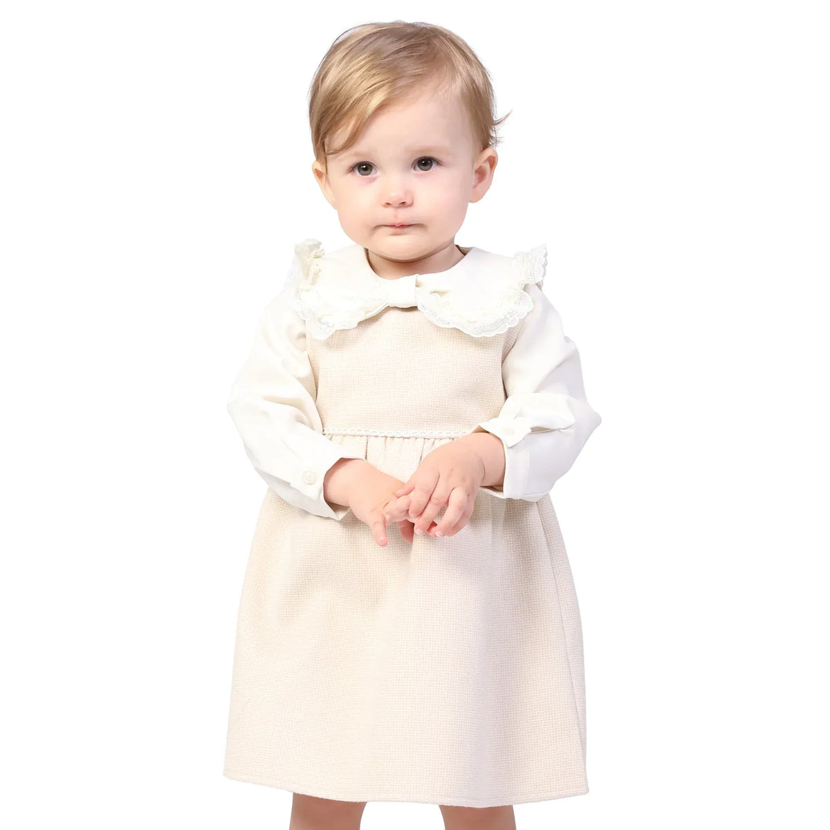 Plain Formal Dress for Baby girl Image