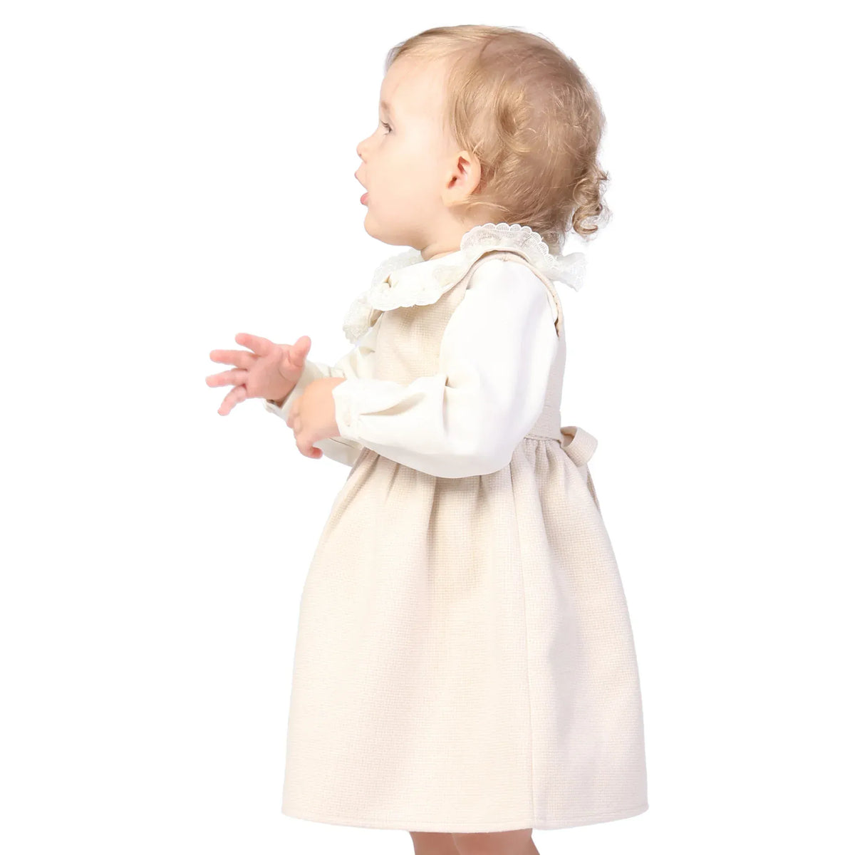 Plain Formal Dress for Baby girl Image