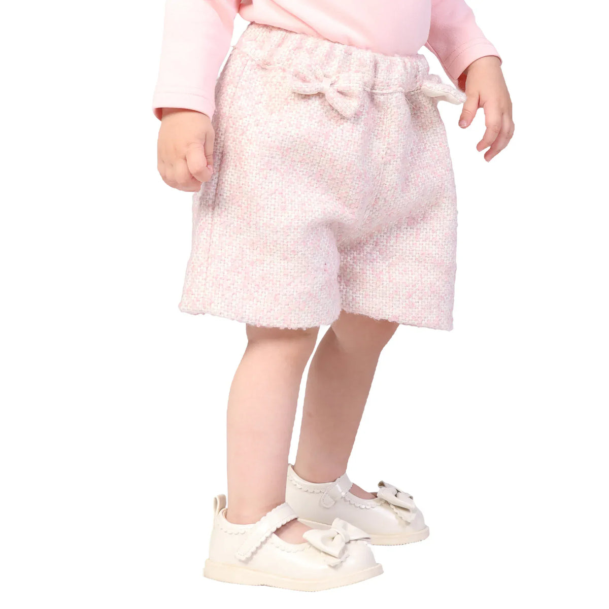 Solid Formal Shorts for Baby girl Image