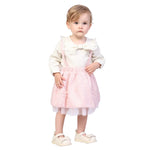 Light Pink Beaded Formal Skirt for Baby girl Image