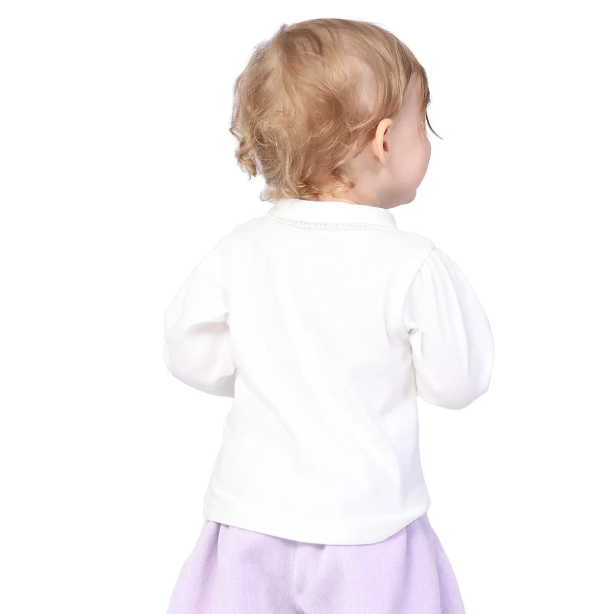 Plain Formal Polo Shirt for Baby girl Image