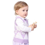 Checked Formal Waistcoat for Baby girl Image