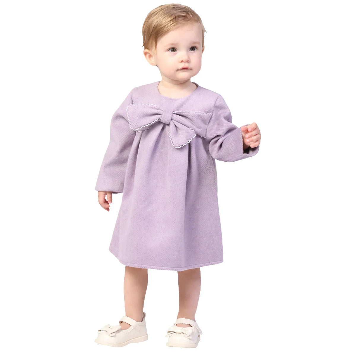 Light Purple Solid Formal Dress for Baby girl Image