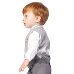 Color-Blocked Formal Waistcoat for Baby boy Image