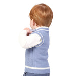 Jacquard Formal Waistcoat for Baby boy Image