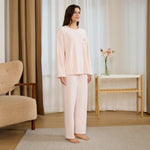 Embroidery Pajama Set-2Pc for Women Image