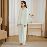 Color-Blocked Pajama Set-2Pc for Women Image