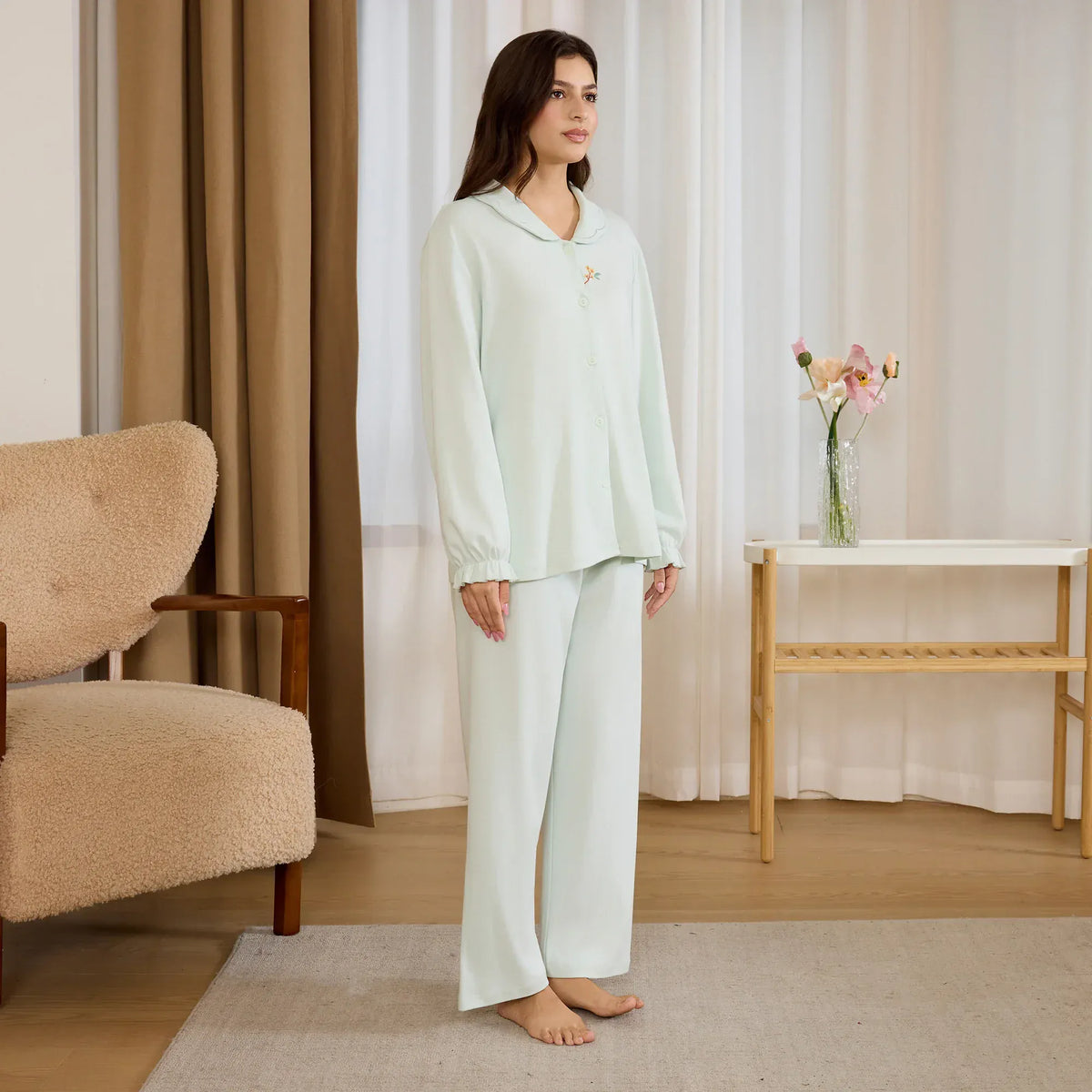 Floral Pajama Set-2Pc for Women Image