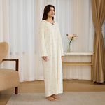 Printed Pajama Dress for Women Image